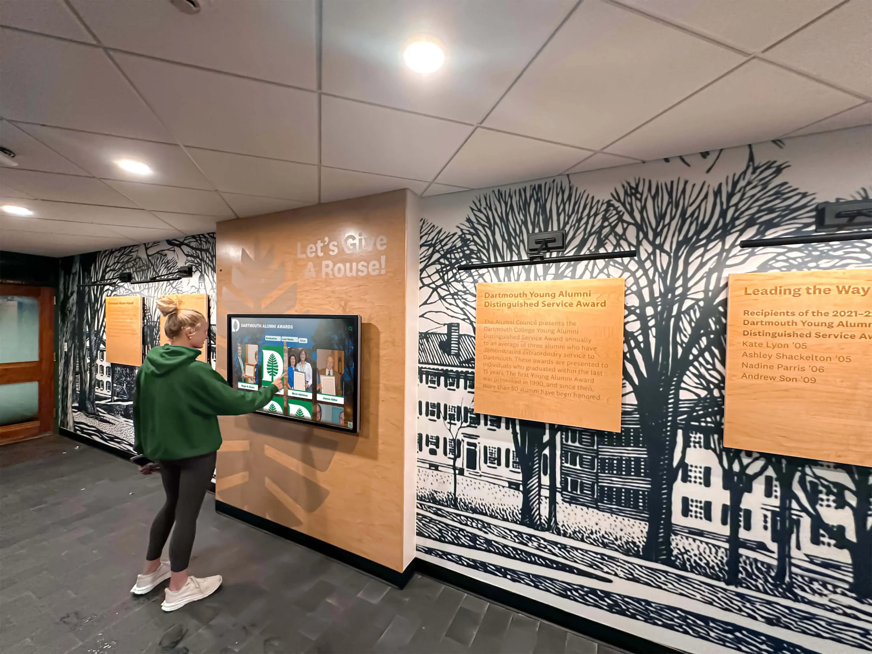 Dartmouth College's digital recognition platform powered by Rocket Alumni Solutions