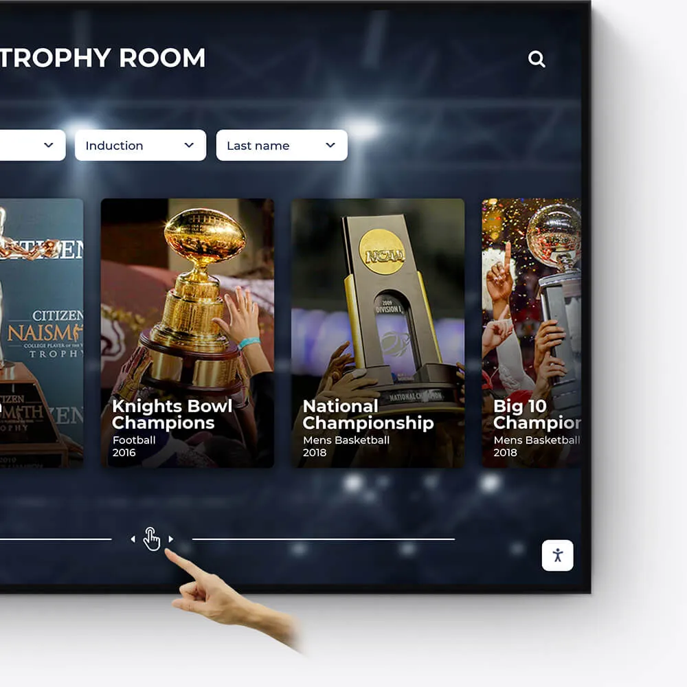 Digital trophy case and awards