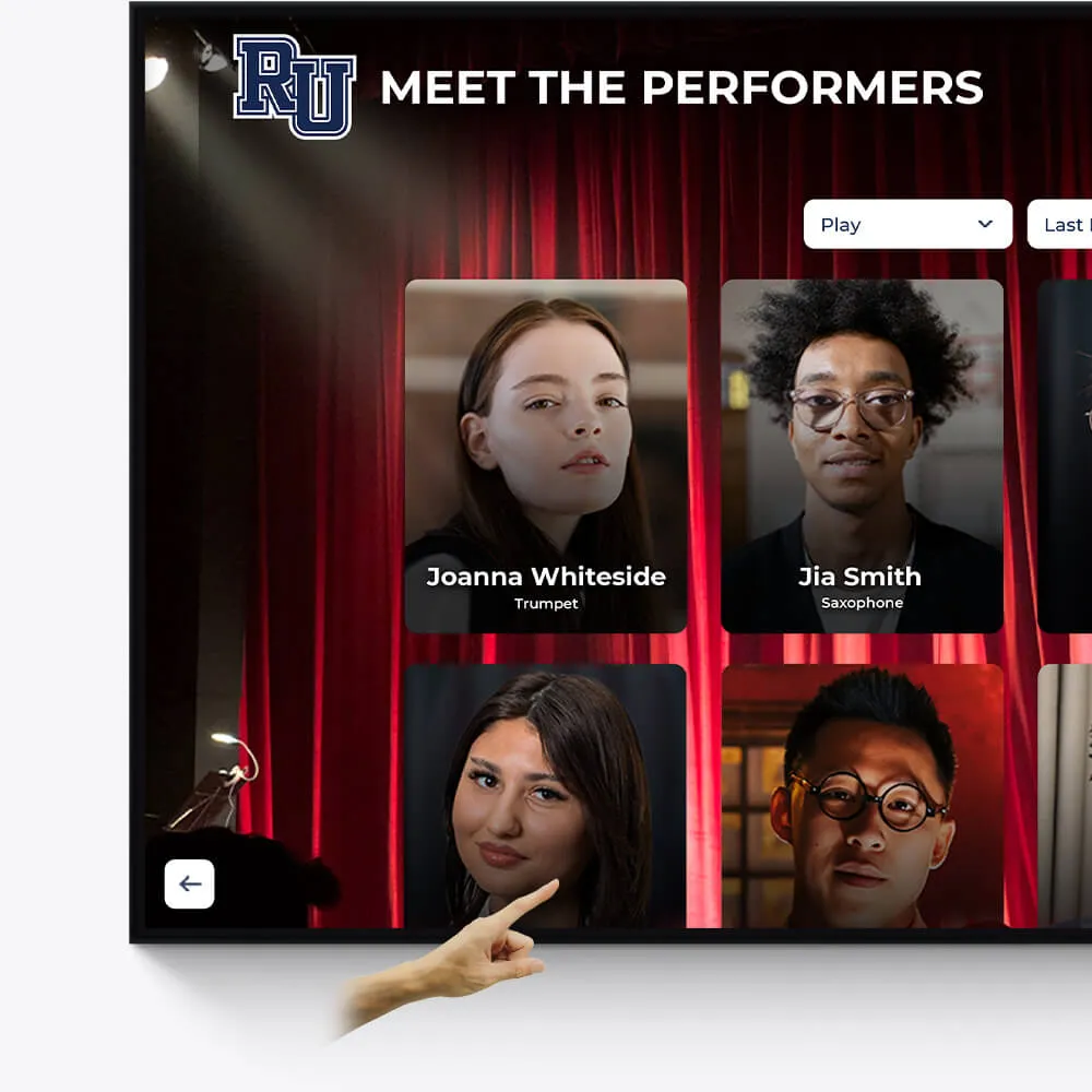 Digitally recognize music and arts performers