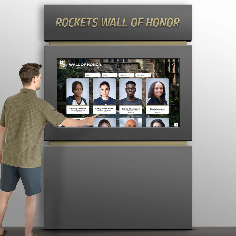 Rocket Alumni Solutions physical “Plug & Play” kiosk bundle