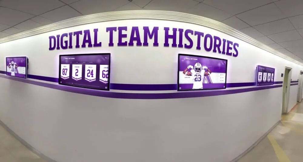 Rocket Alumni Solutions Custom Touchscreen Wall of Fame