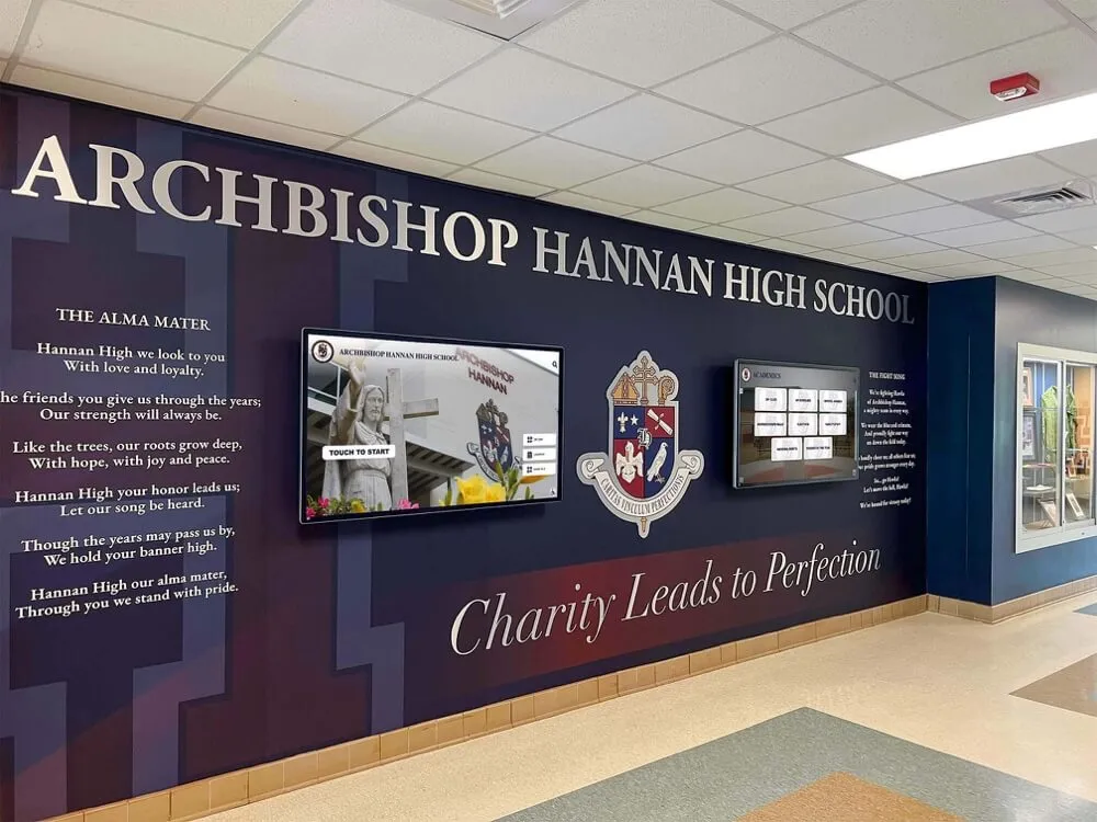Rocket Alumni Solutions Custom Touchscreen Wall of Fame