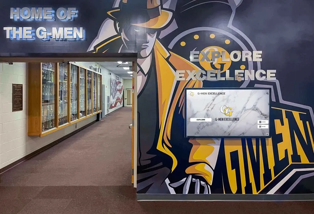 Rocket Alumni Solutions Custom Touchscreen Wall of Fame