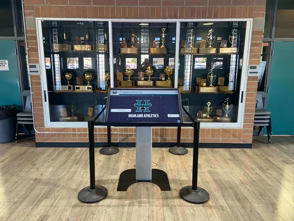 Rocket Alumni Solutions Custom Touchscreen Wall of Fame