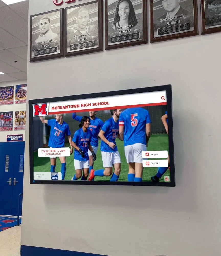 Rocket Alumni Solutions Custom Touchscreen Wall of Fame