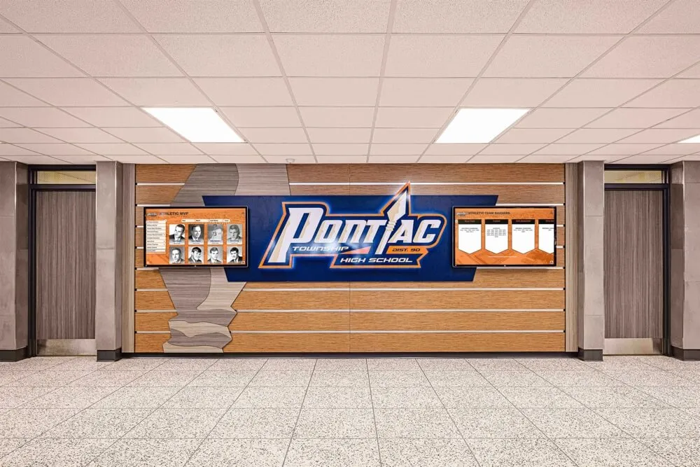 Rocket Alumni Solutions Custom Touchscreen Wall of Fame