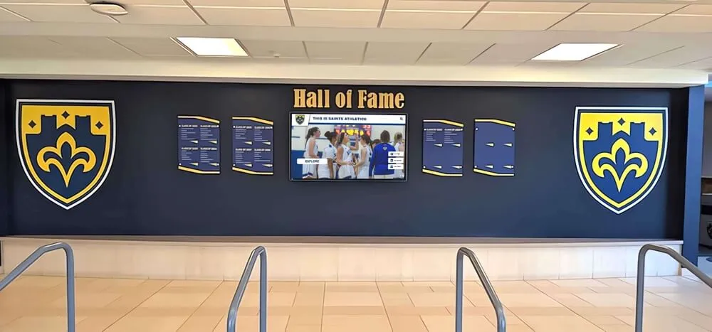 Rocket Alumni Solutions Custom Touchscreen Wall of Fame