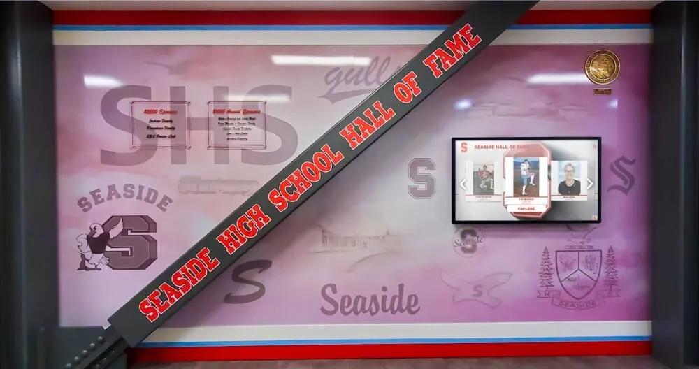 Rocket Alumni Solutions Custom Touchscreen Wall of Fame