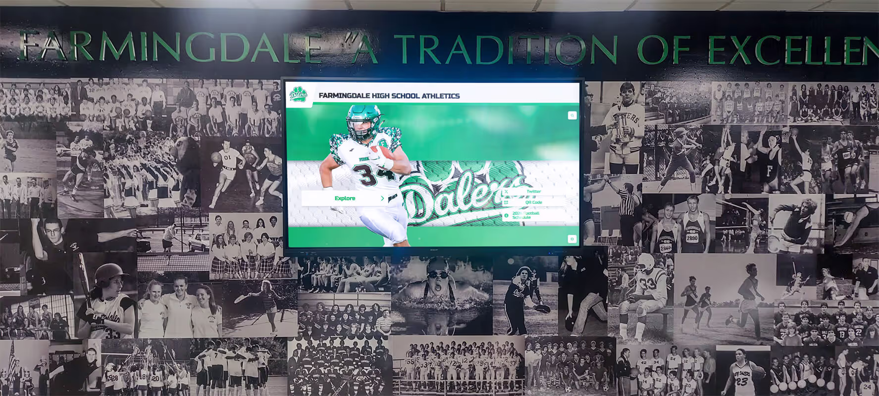 Rocket Alumni Solutions Custom Touchscreen Wall of Fame