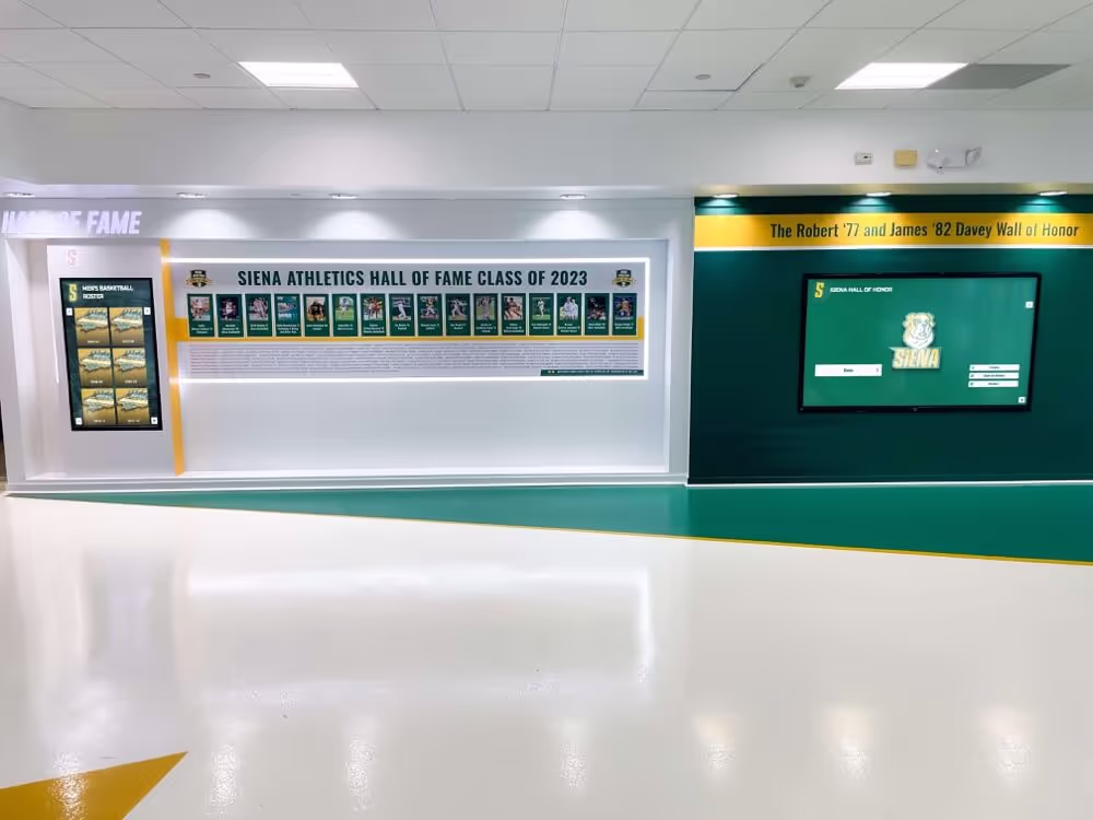 Rocket Alumni Solutions Custom Touchscreen Wall of Fame