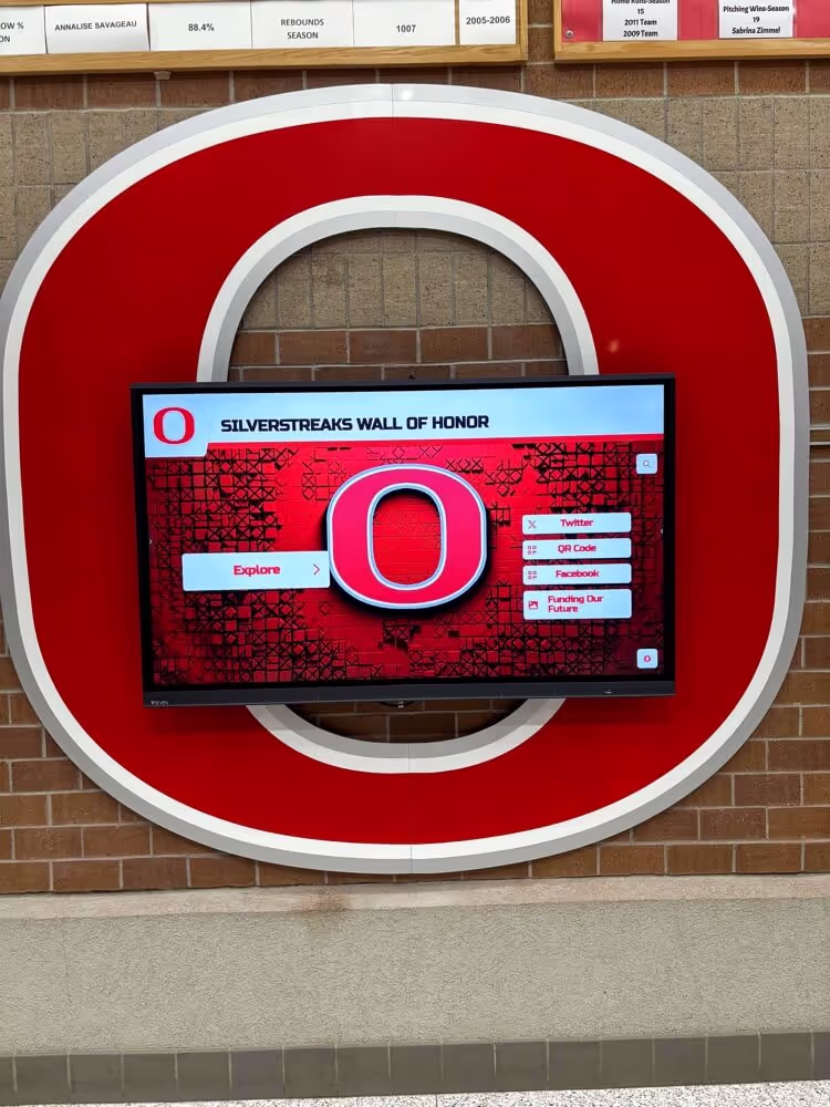 Rocket Alumni Solutions Custom Touchscreen Wall of Fame