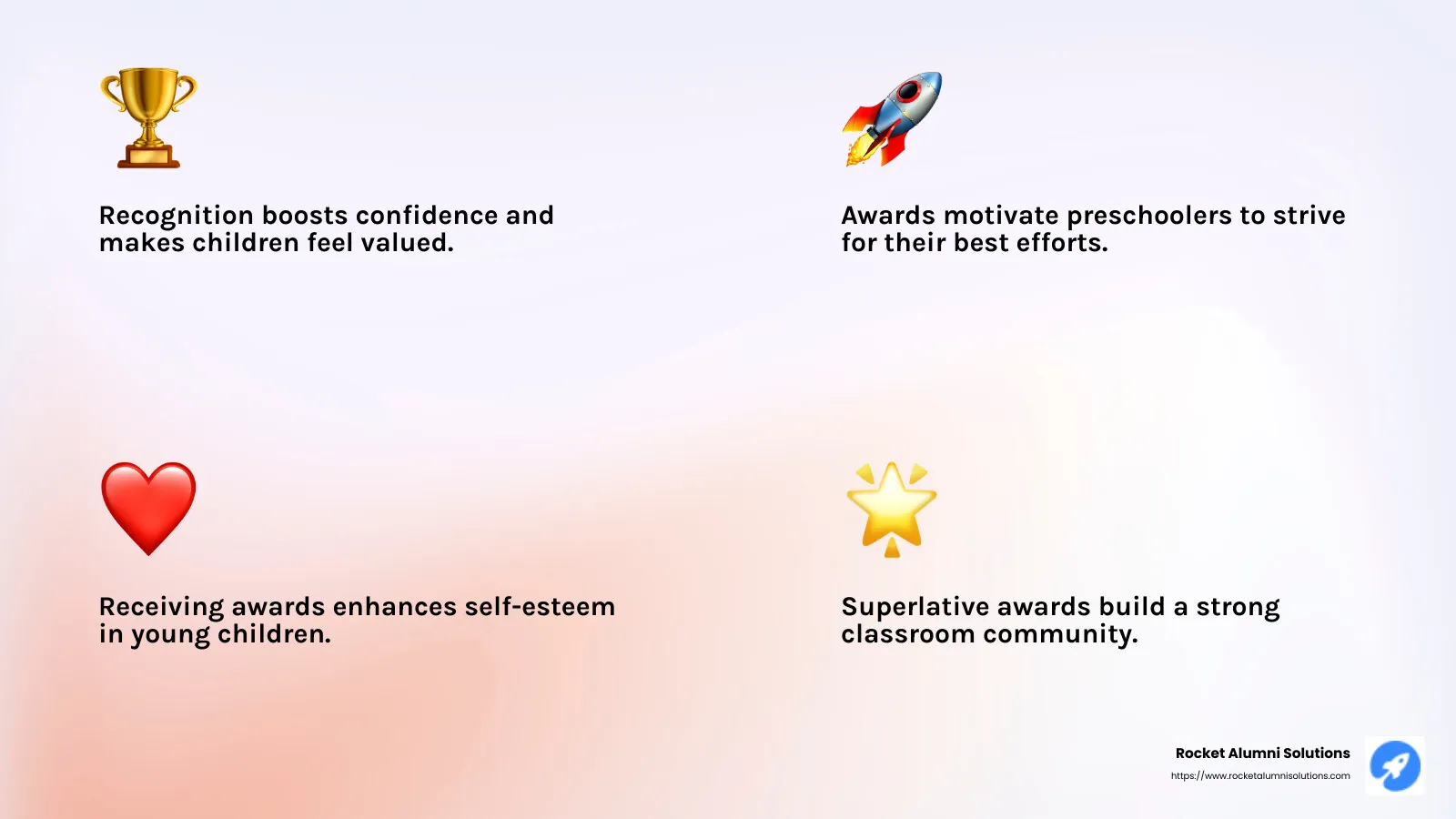 Community recognition and sense of belonging are crucial for development - superlatives for pre k infographic 4_facts_emoji_light-gradient