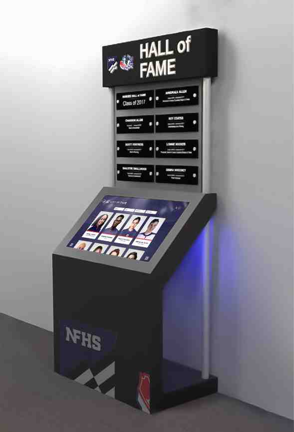 Interactive Touchscreen - sports award for best upset