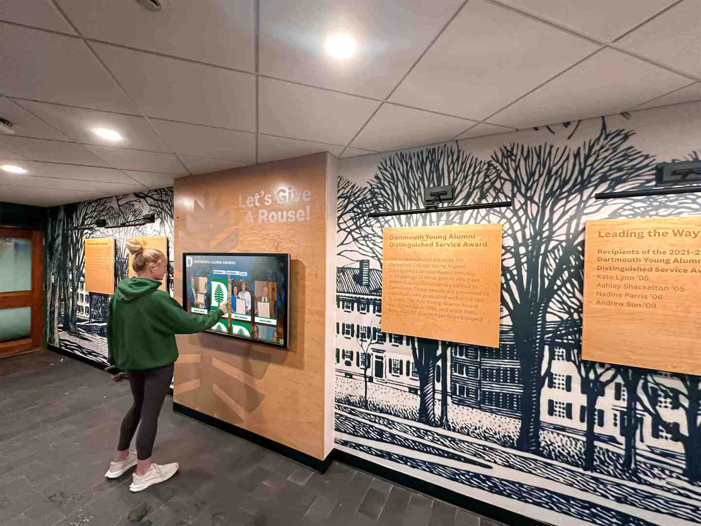 Community engagement through donation walls - donation wall