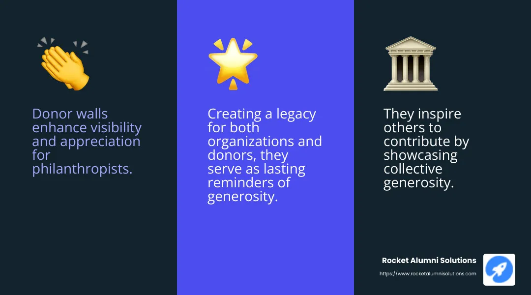 Importance of Donor Walls - donor recognition wall ideas infographic 3_facts_emoji_blue Importance of Donor Walls - donor recognition wall ideas infographic 3_facts_emoji_blue