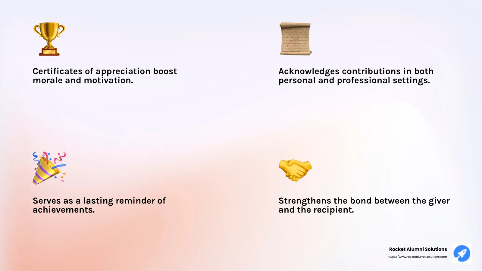 Certificate of Appreciation Stat - certificate of appreciation infographic 4_facts_emoji_light-gradient