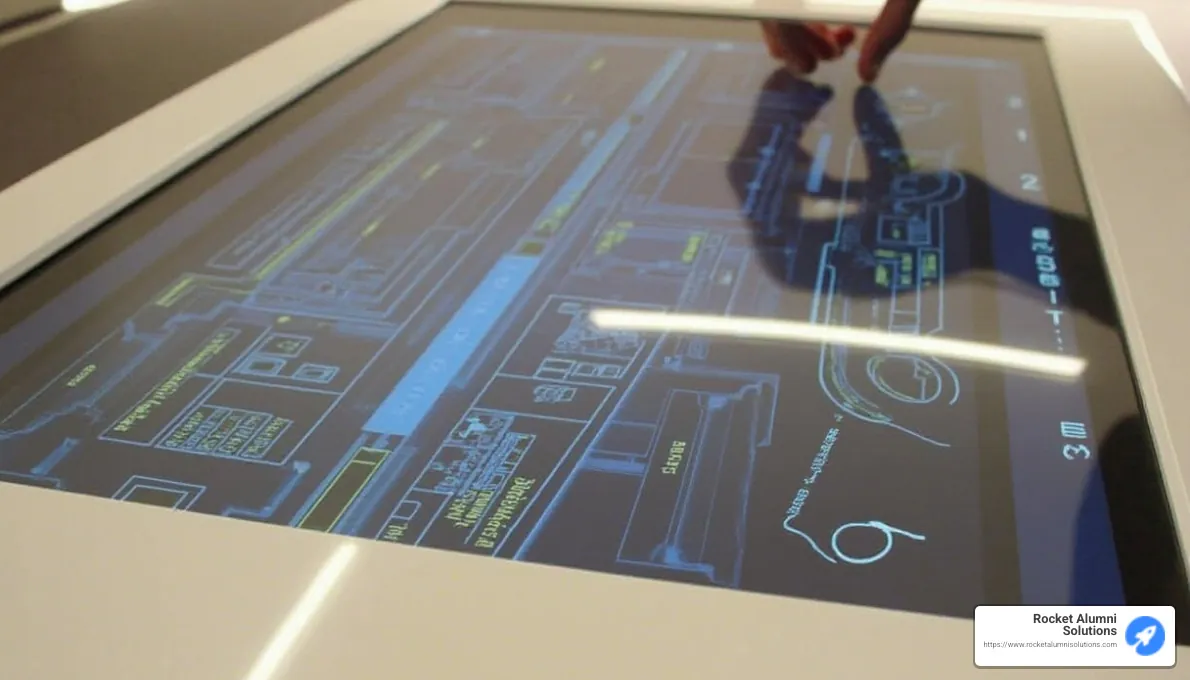 interactive touchscreen display size comparison - Interactive touchscreen displays