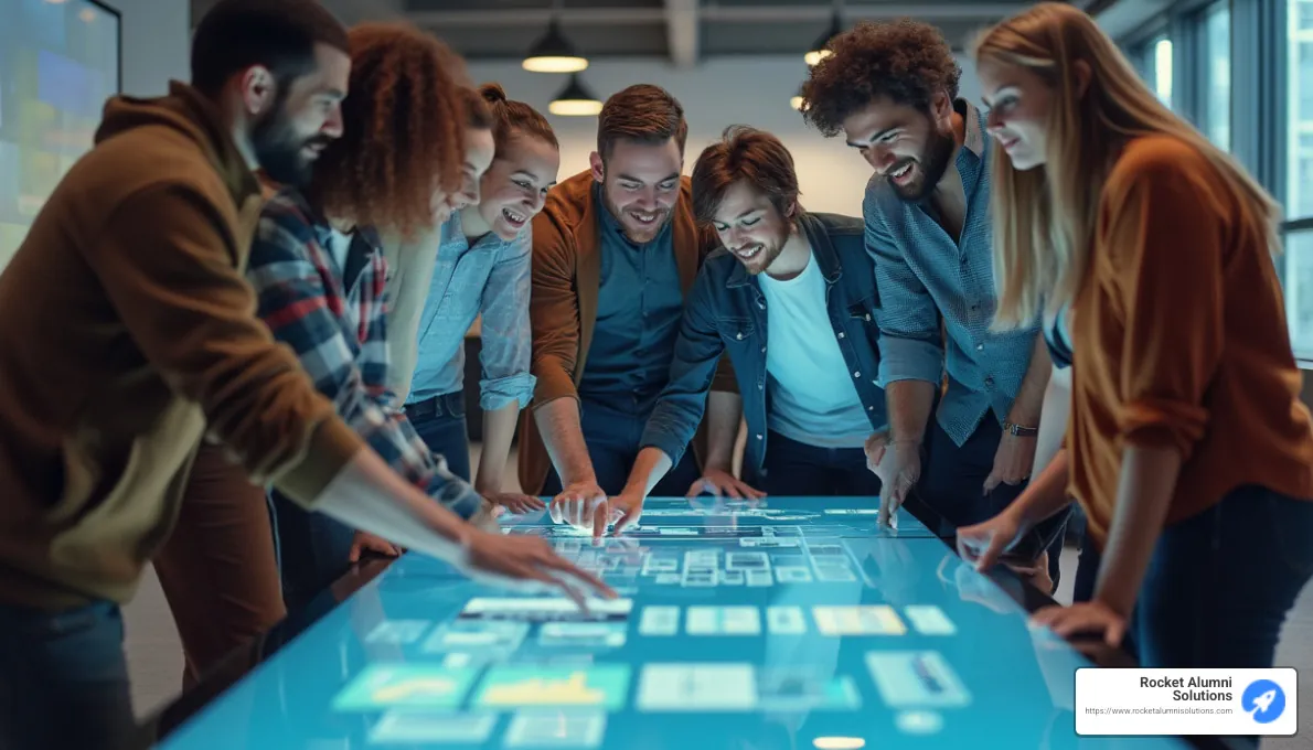 interactive touch table with multiple users - Interactive touchscreen displays