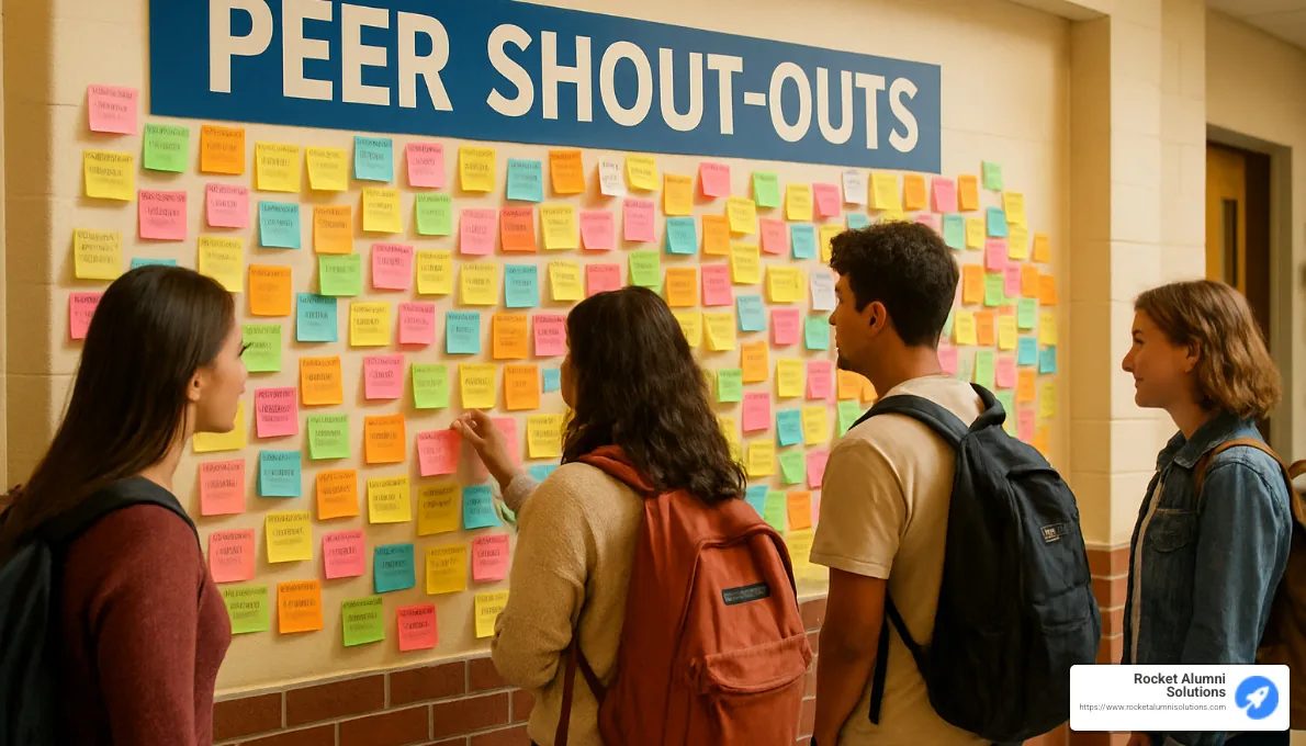 peer shout-out wall of fame - wall of fame ideas