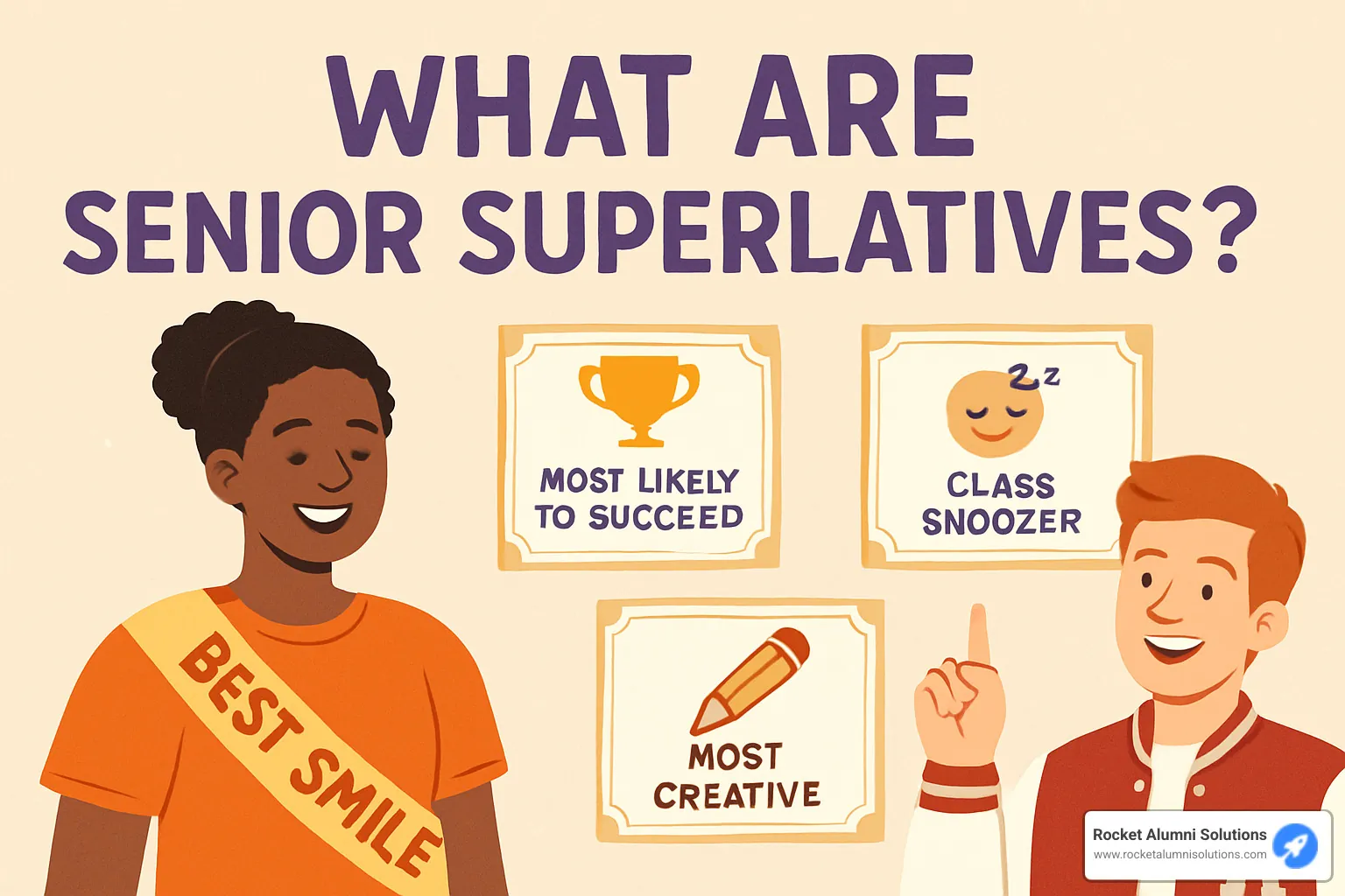 yearbook committee reviewing superlative categories - what are senior superlatives