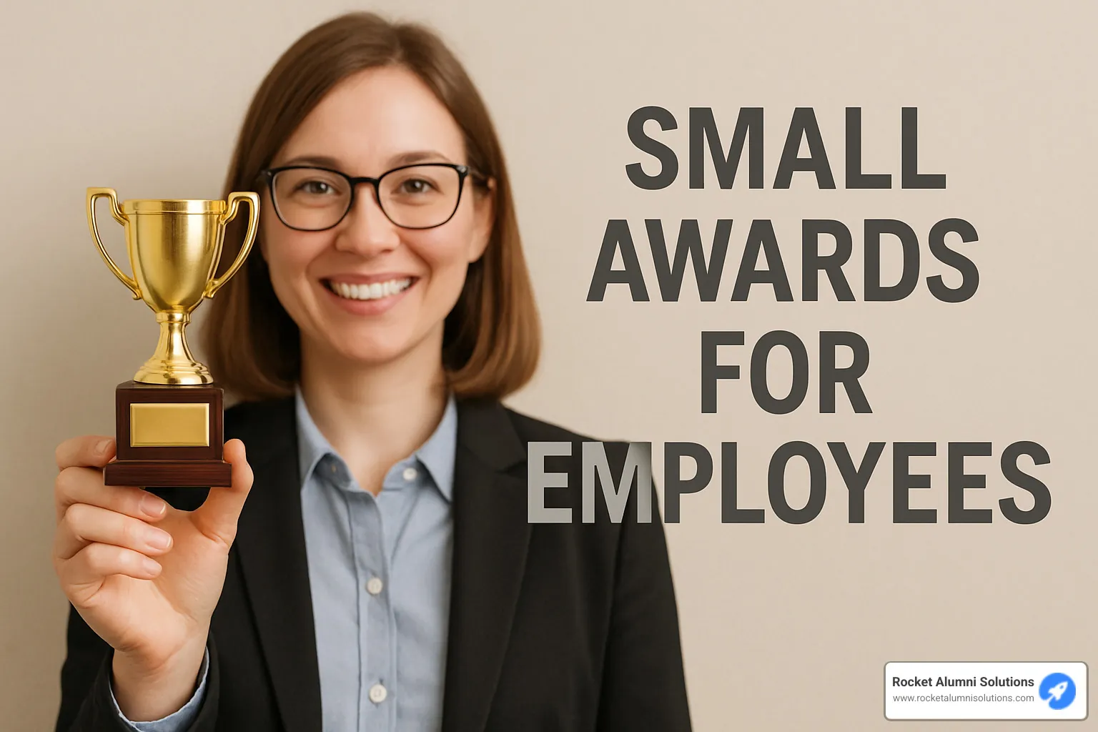 quirky office trophies and awards - small awards for employees