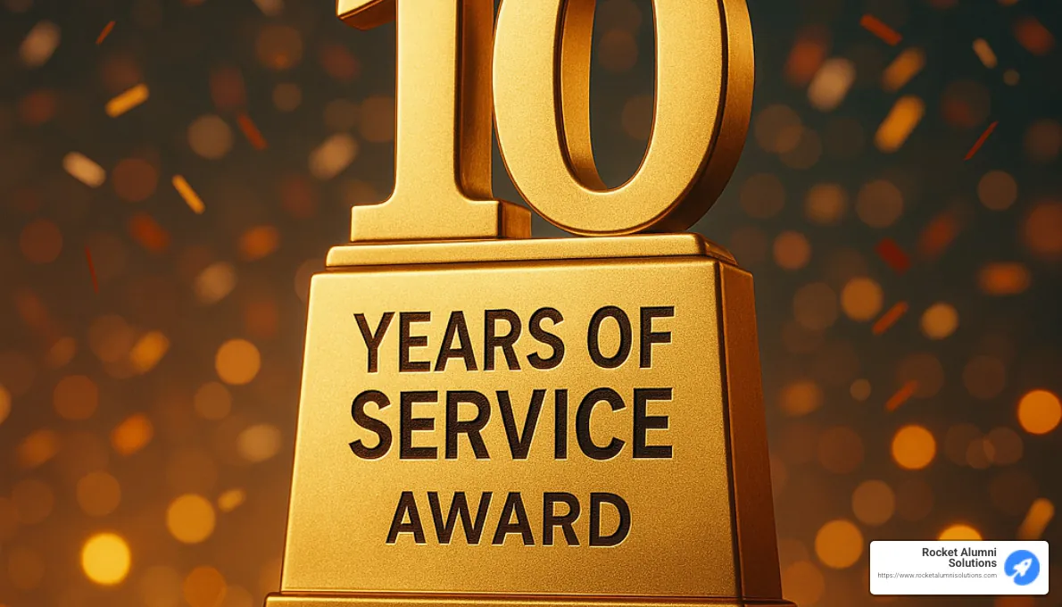 Various creative award examples for 10 years of service - 10 years of service award Various creative award examples for 10 years of service - 10 years of service award
