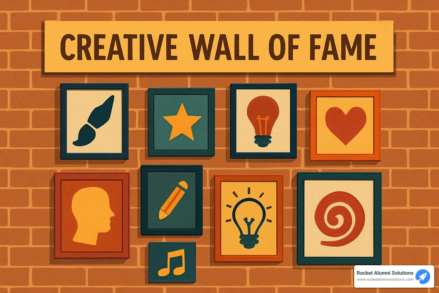 futuristic recognition wall showing interactive elements - creative wall of fame