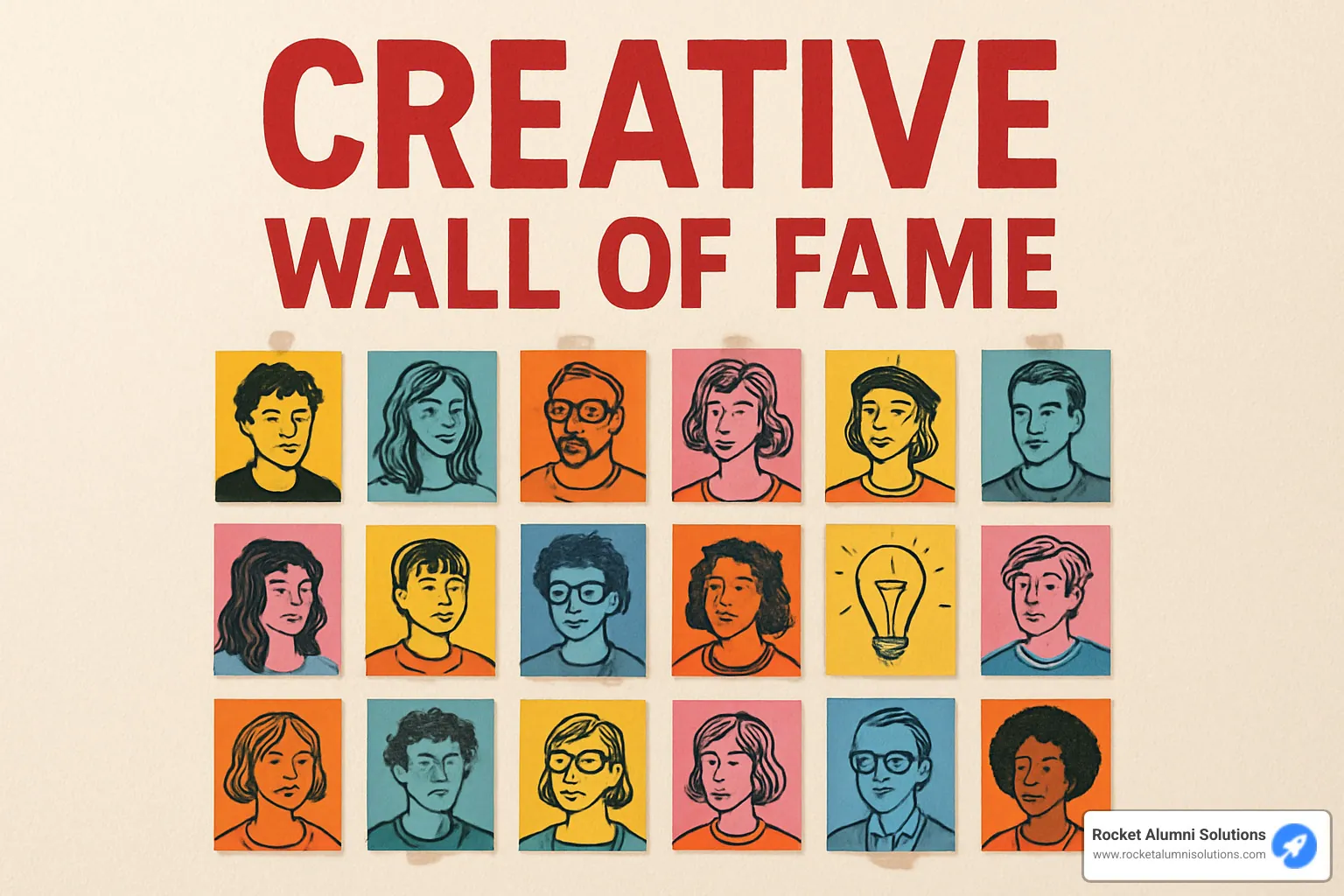 inclusive wall of fame design showing diverse representation - creative wall of fame