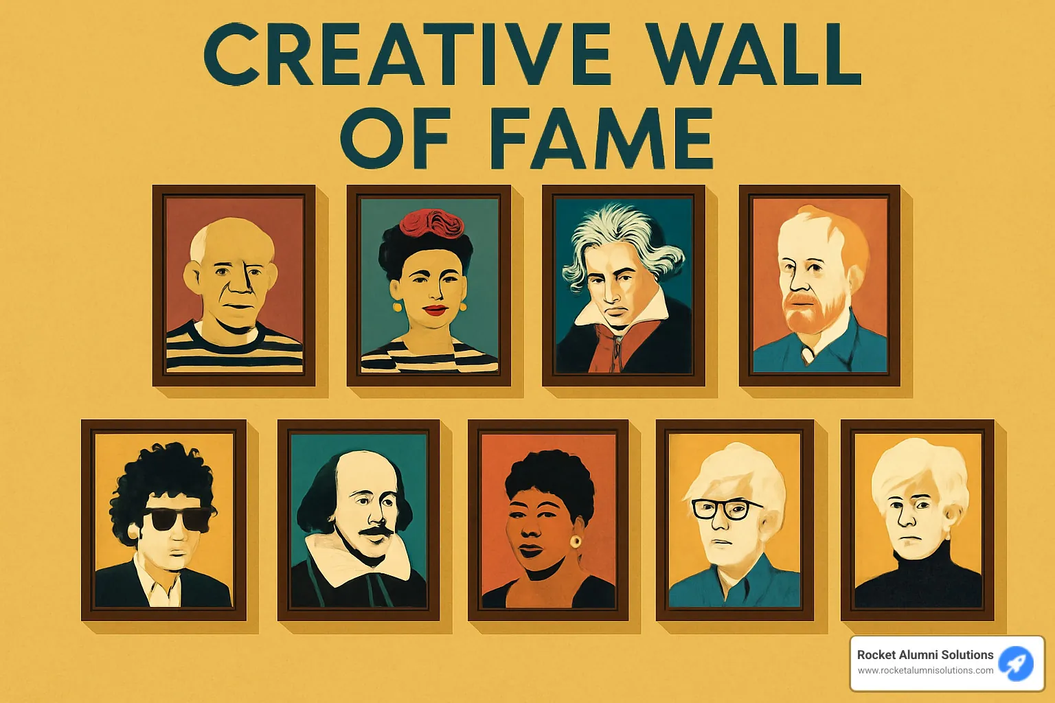 innovative wall of fame designs showing interactive displays - creative wall of fame