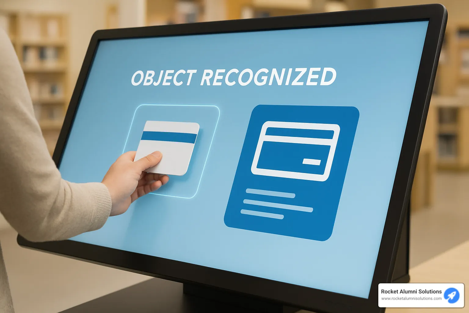 object recognition demonstration on interactive touchscreen - interactive screen software