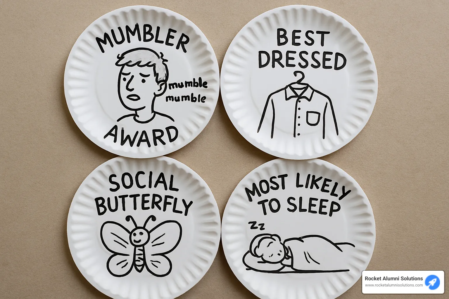 funny paper plate awards with drawings - paper plate award ideas for cheerleading