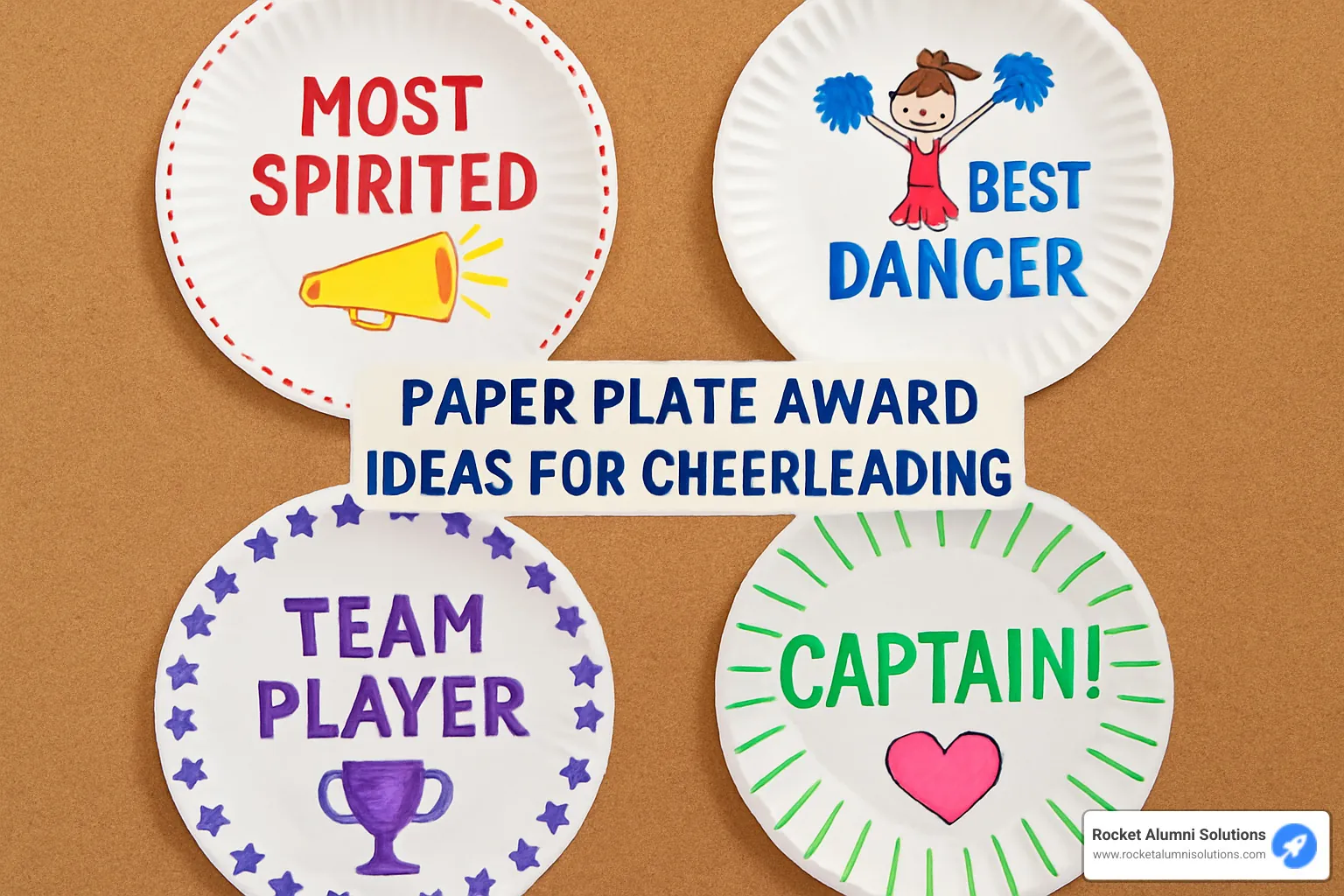 craft supplies for paper plate awards - paper plate award ideas for cheerleading