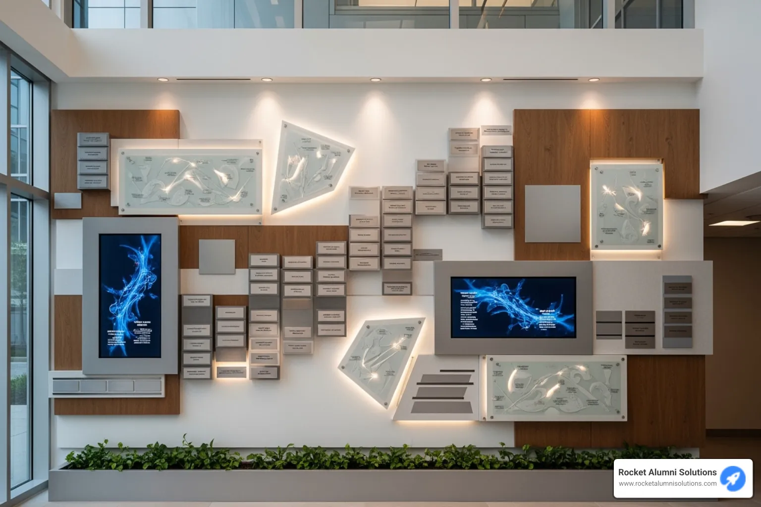 design draft or wall installation - Donor Recognition Wall