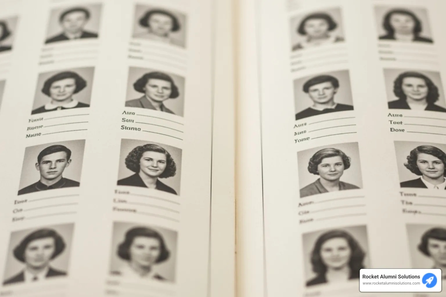 classic yearbook page showing student portraits and names - junior high yearbooks online classic yearbook page showing student portraits and names - junior high yearbooks online
