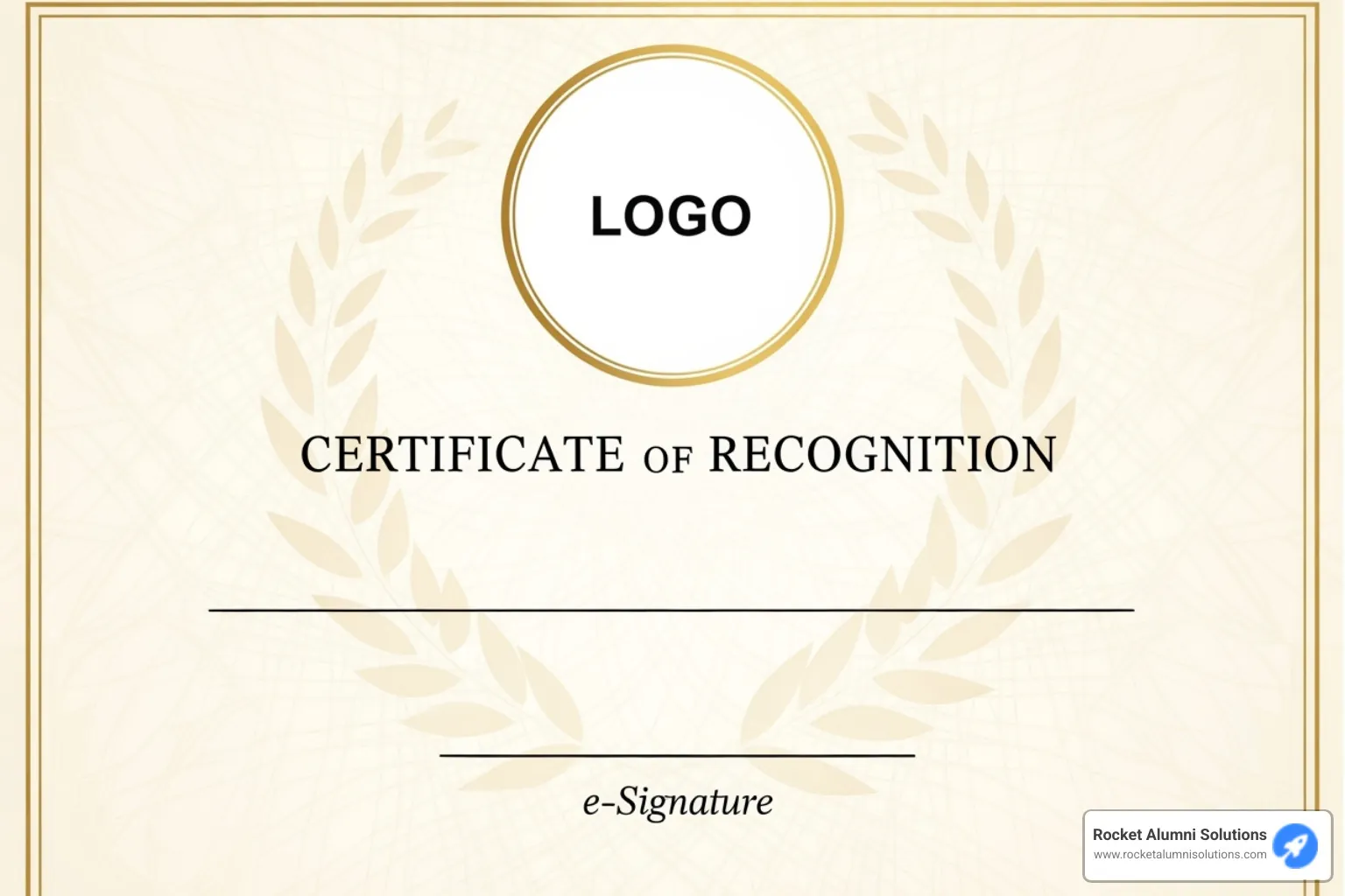 Professionally designed community service certificate of recognition with organization logo and e-signature - Community Service Recognition Touchscreen Professionally designed community service certificate of recognition with organization logo and e-signature - Community Service Recognition Touchscreen