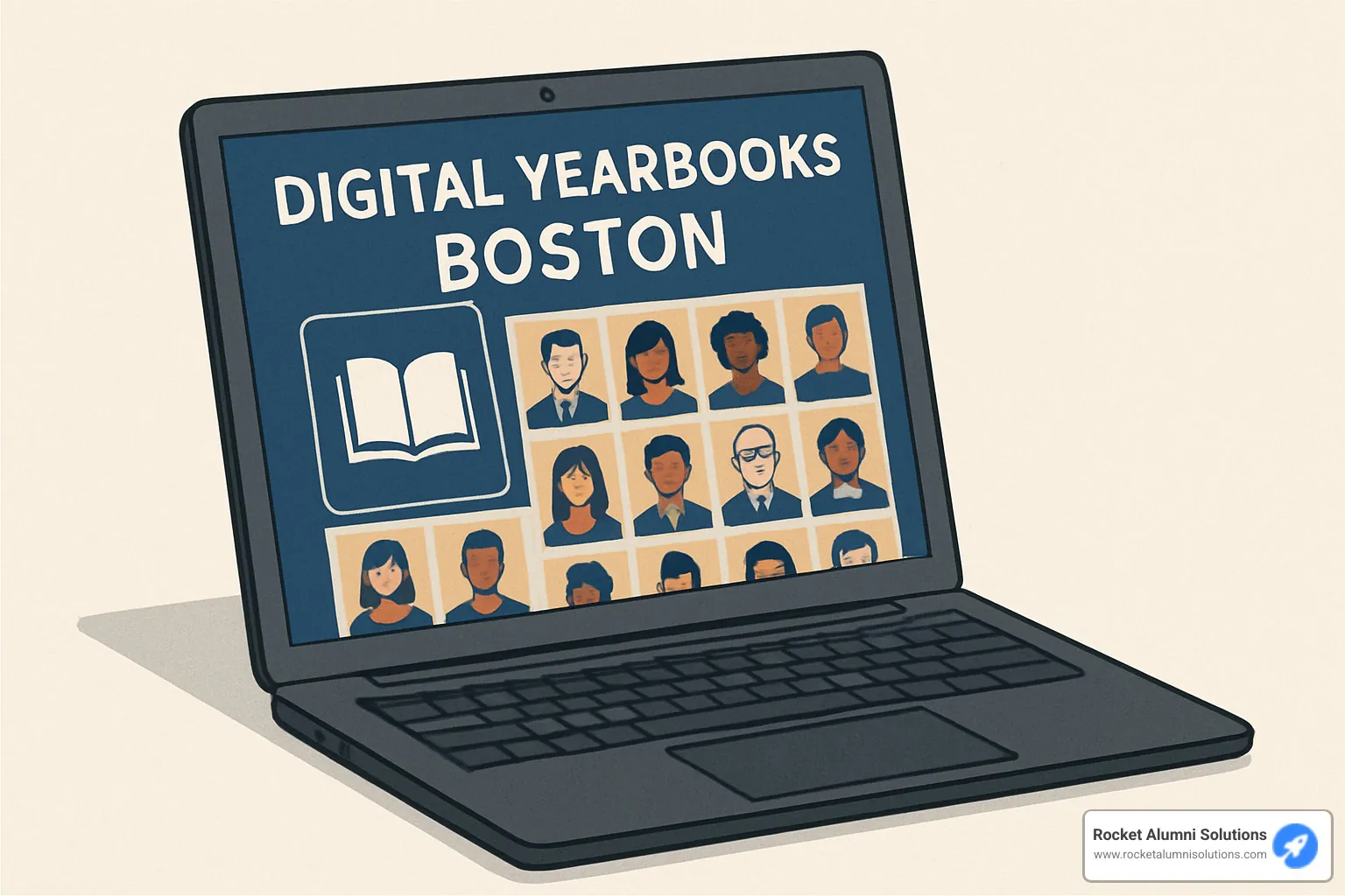 Yearbook search interface screenshot - digital yearbooks Boston