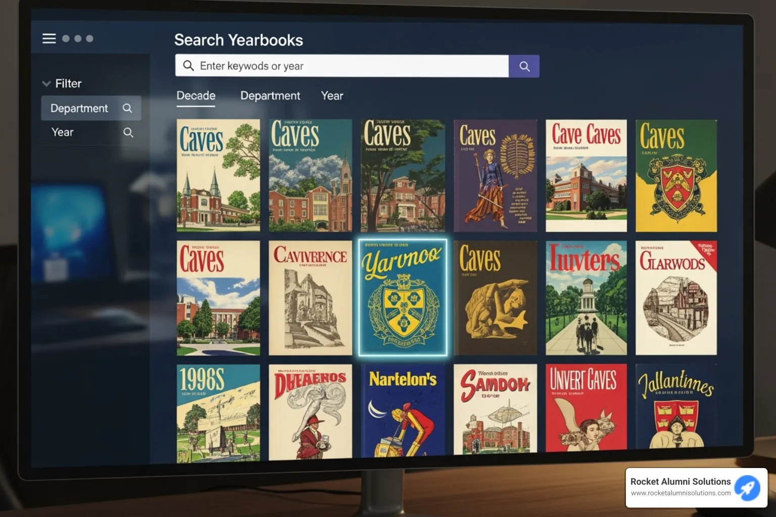 of the University of Maryland's digital yearbook archive homepage - digital yearbooks Maryland