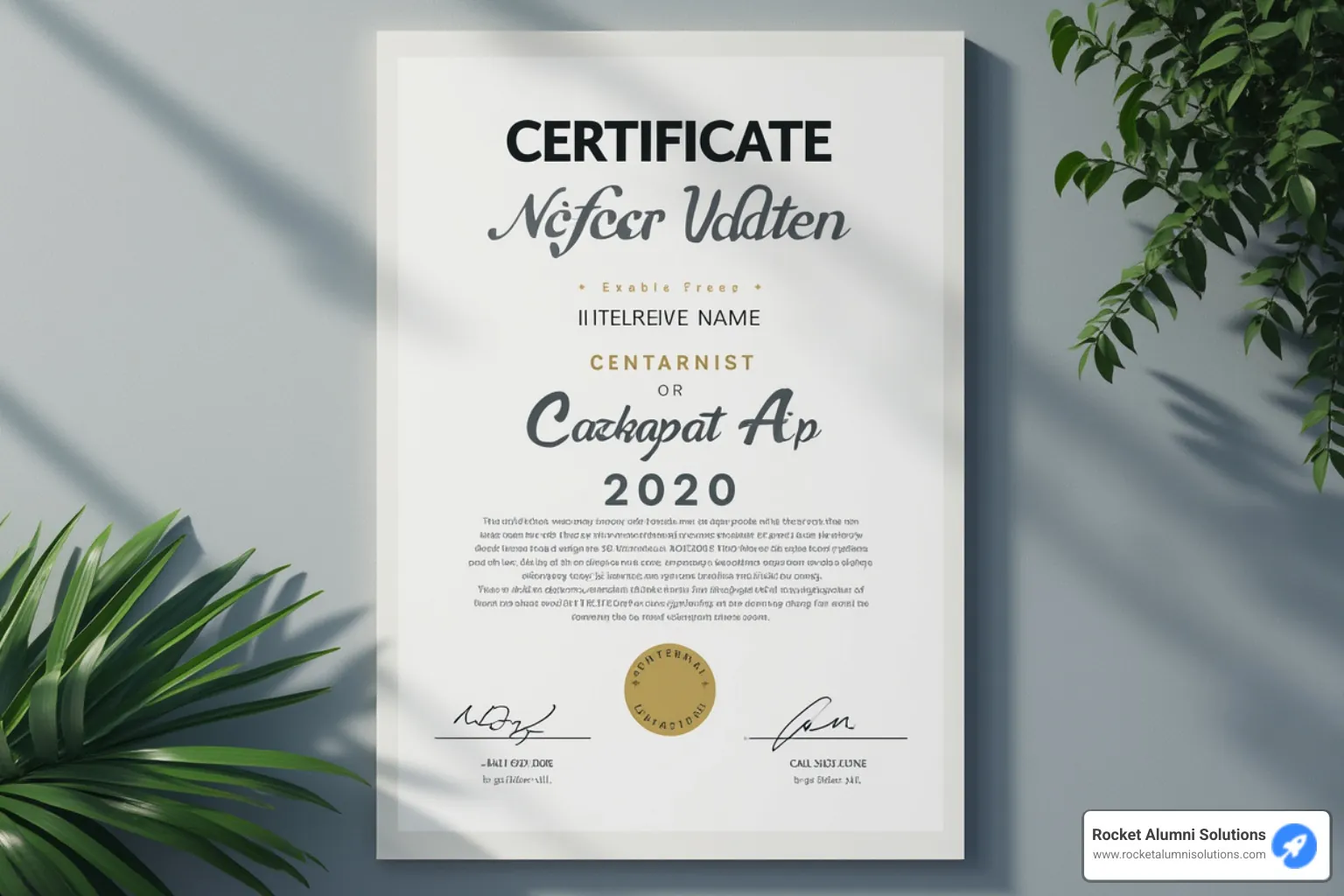 A blank certificate template with placeholders for key components such as intern name, company logo, dates, and signatures, all clearly labeled - certificate of appreciation for internship