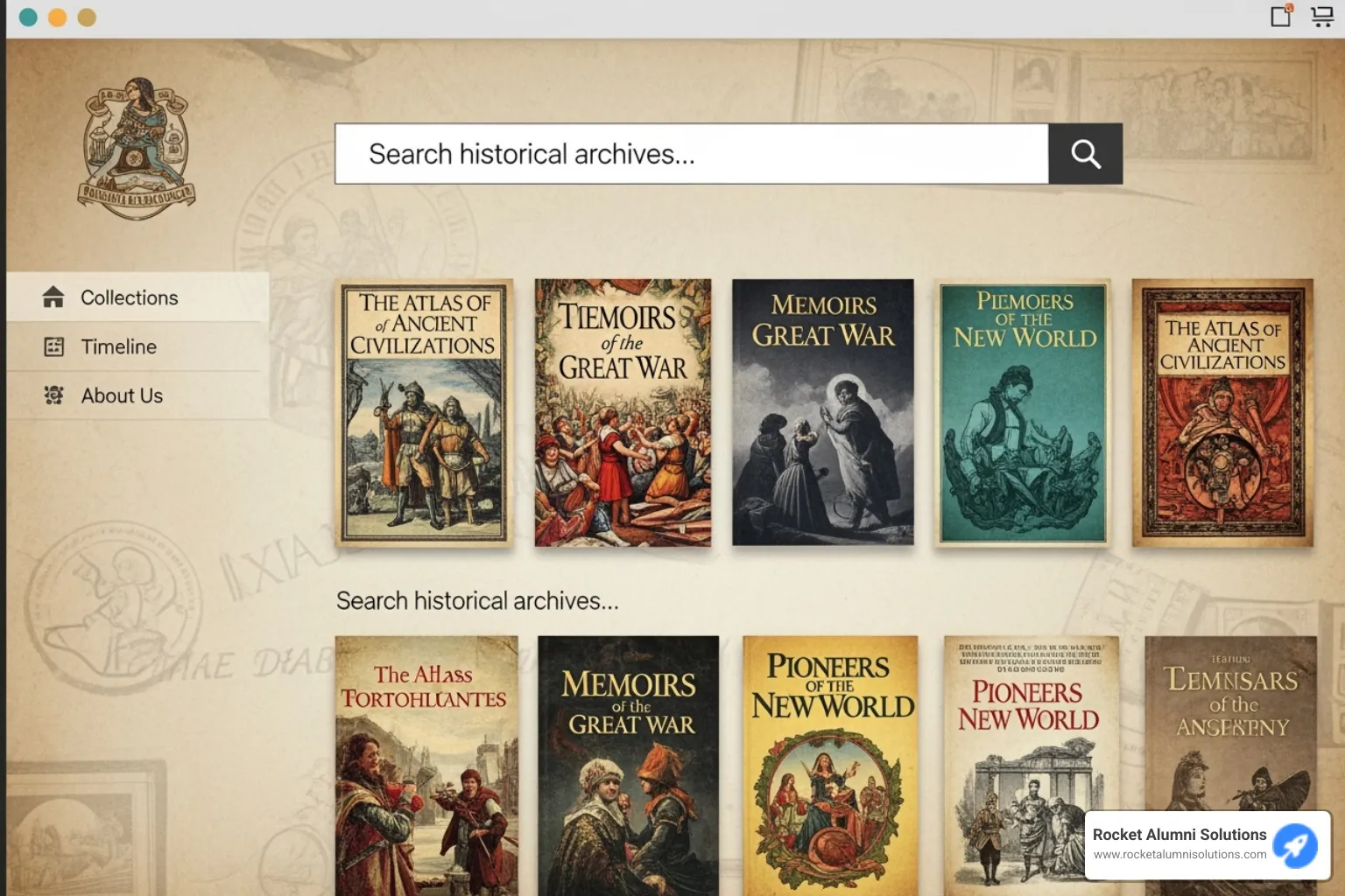 A screenshot of the Internet Archive website, with the search bar prominently displaying "Boston Latin School yearbook" and search results showing various digitized yearbooks - digital yearbook Boston