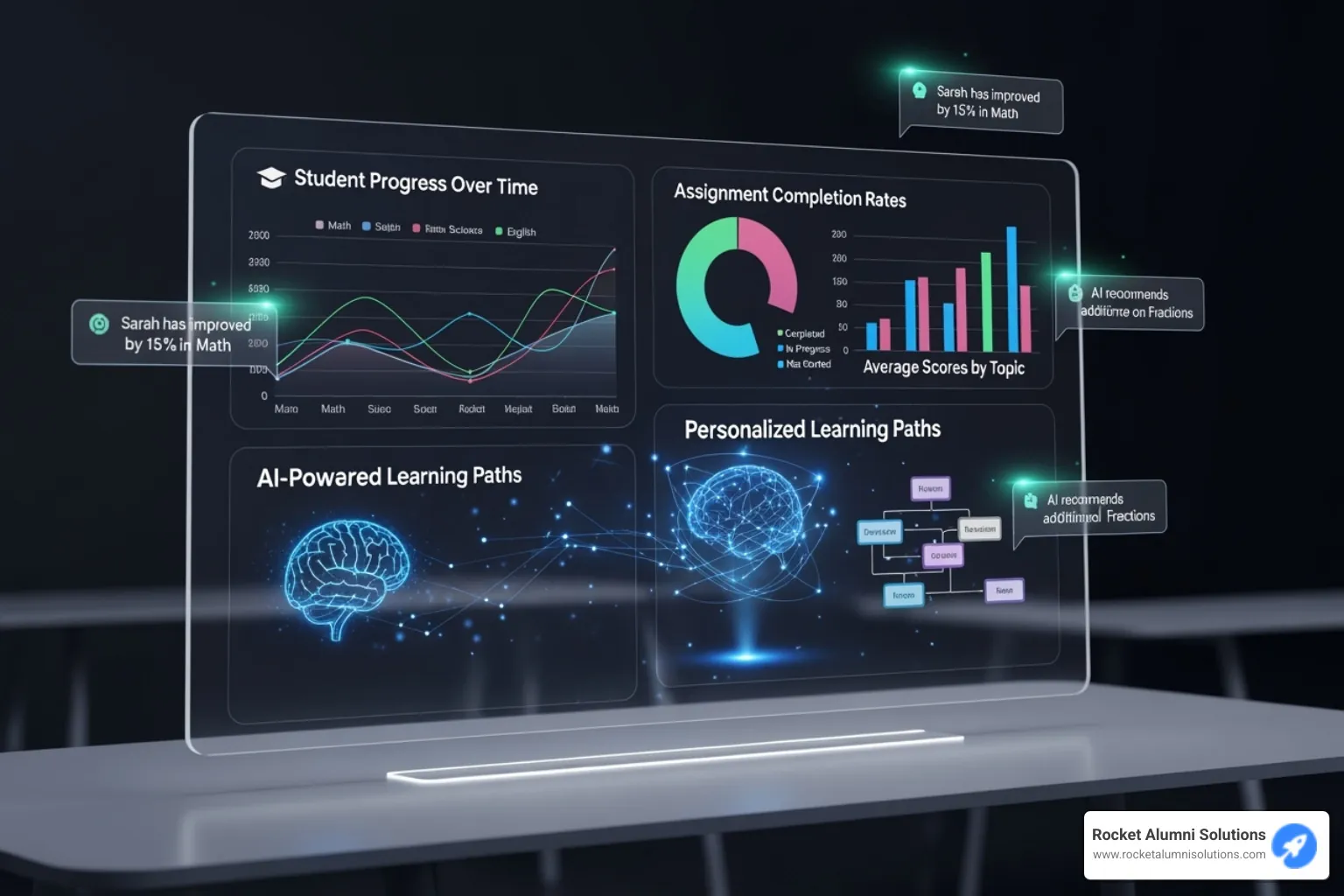 AI in education dashboard - digital school platform AI in education dashboard - digital school platform