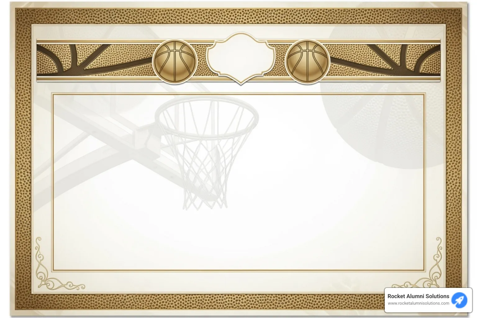 basketball-themed award certificate - basketball player awards ideas