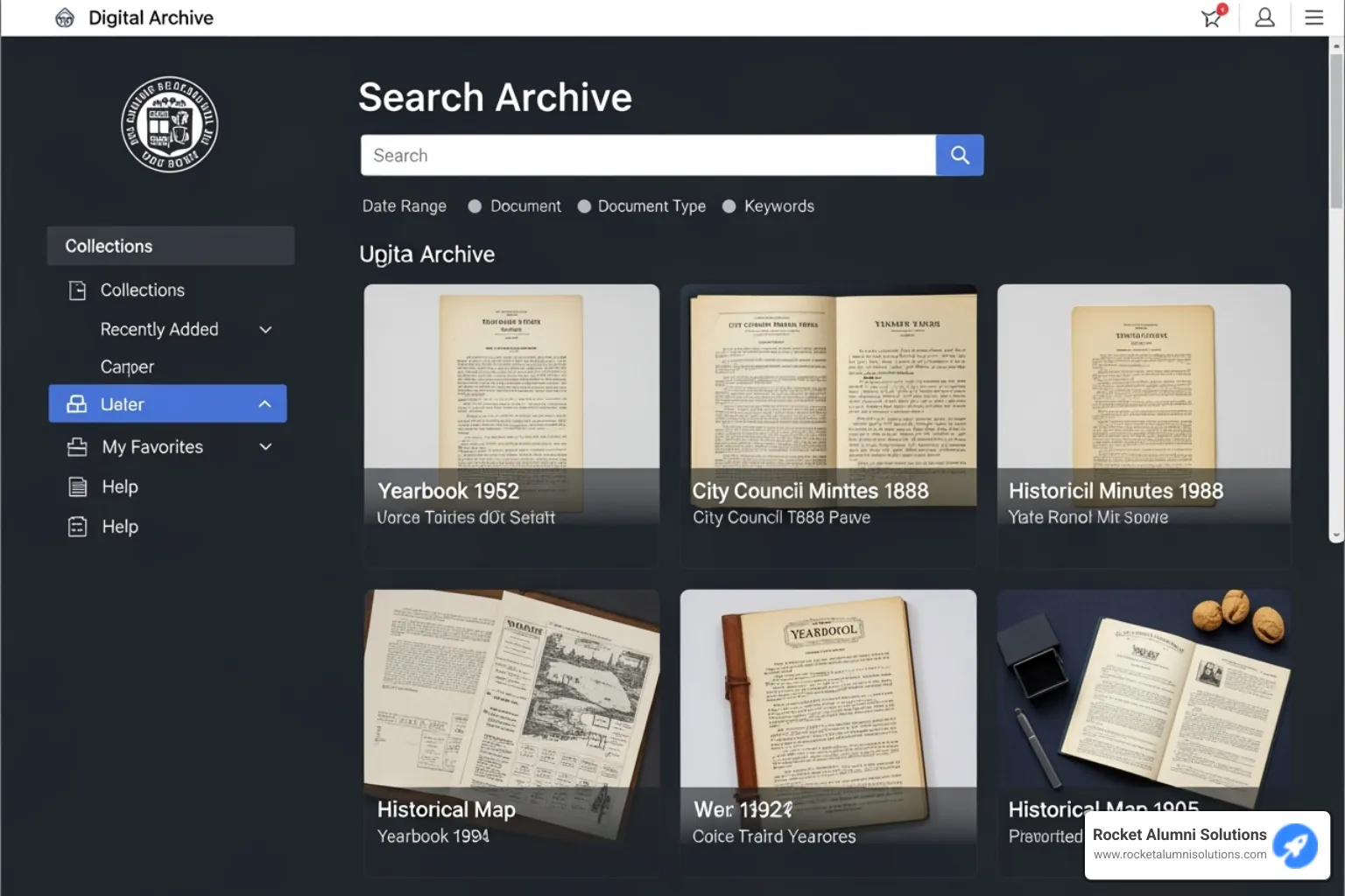 Digital archive portal interface - digital yearbook Delaware Digital archive portal interface - digital yearbook Delaware