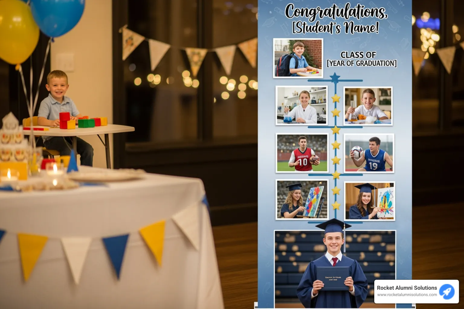 K-12 photo banner - High School Graduate Display